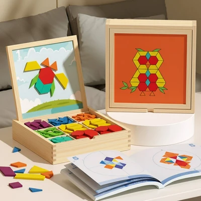 Wooden Puzzle Educational Toy Stem Learning Activity - Image 1
